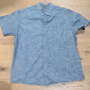 Men's Classic Fit 3XLT Eddie Bauer short sleeve graphic button down